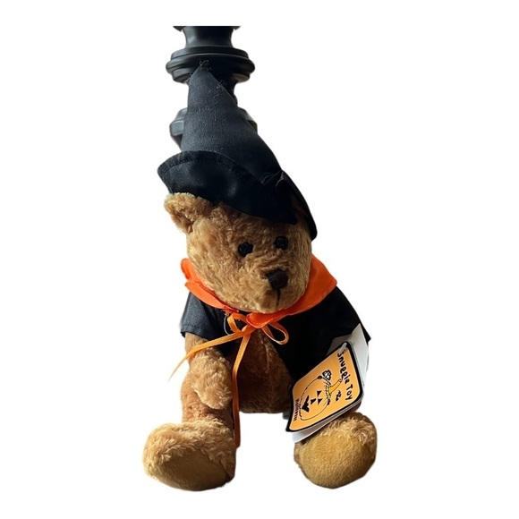 Snuggie Toy‎ Orange Halloween Witch Teddy Bear Plush Stuffed Animal DGE Corp - Picture 4 of 7